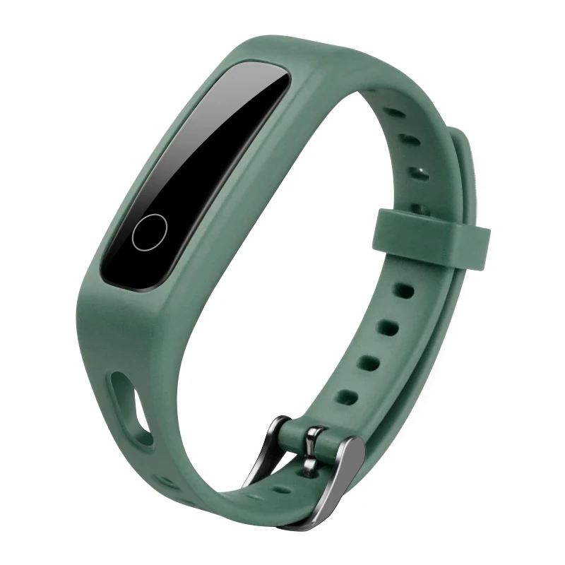 6847 Силиконовый ремешок для HONOR Band 4 Running Edition / huawei band 3e Спортивная группа Две тонны запасной браслет Умный спортивный ремешок - Цвет: 6847