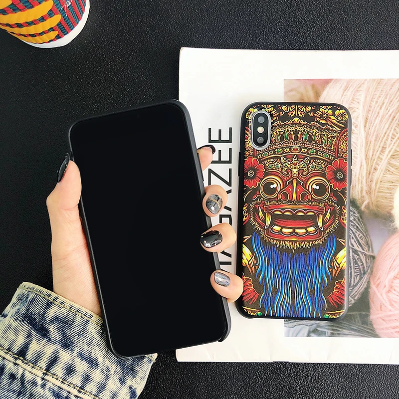 Прохладный Череп со змеей мечом узор чехол для iPhone X 7 8 6 S плюс XR XS Max Beast Мягкий