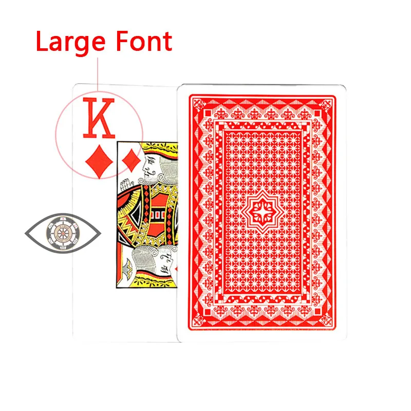 Королевский мост размер пластиковые карты 88*58 мм невидимая колода для инфракрасных контактных линз казино обманка покер волшебный трюк игральные карты