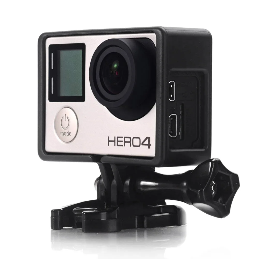 Стандартная защитная рамка для Gopro Hero 4 3 + черный чехол камеры защитное крепление