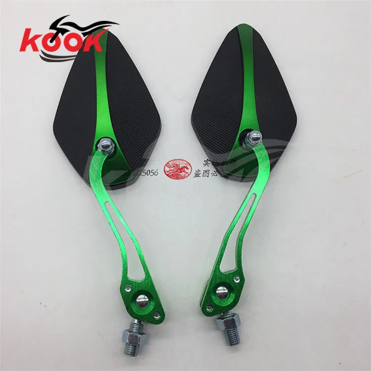 

colorful motorbike mirror for yamaha honda suzuki kawasaki Off-road moto dirt pit bike side mirror motorcycle rearview mirror