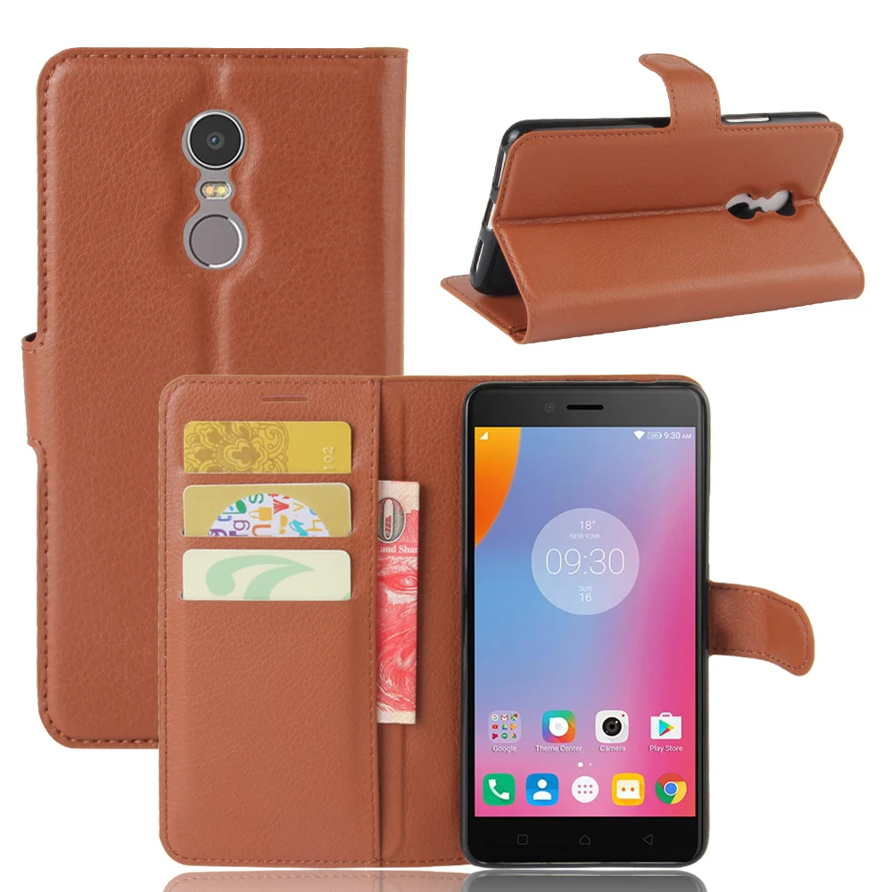 Чехол-бумажник для Lenovo K6Note футляр карт чехлы телефонов K6 Note защитный чехол из