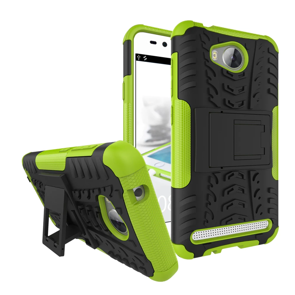 For Case Huawei Y3 II Cover ShockProof TPU + Plastic Armor 2 Y3II Lua-L21 With Phone kickstand |