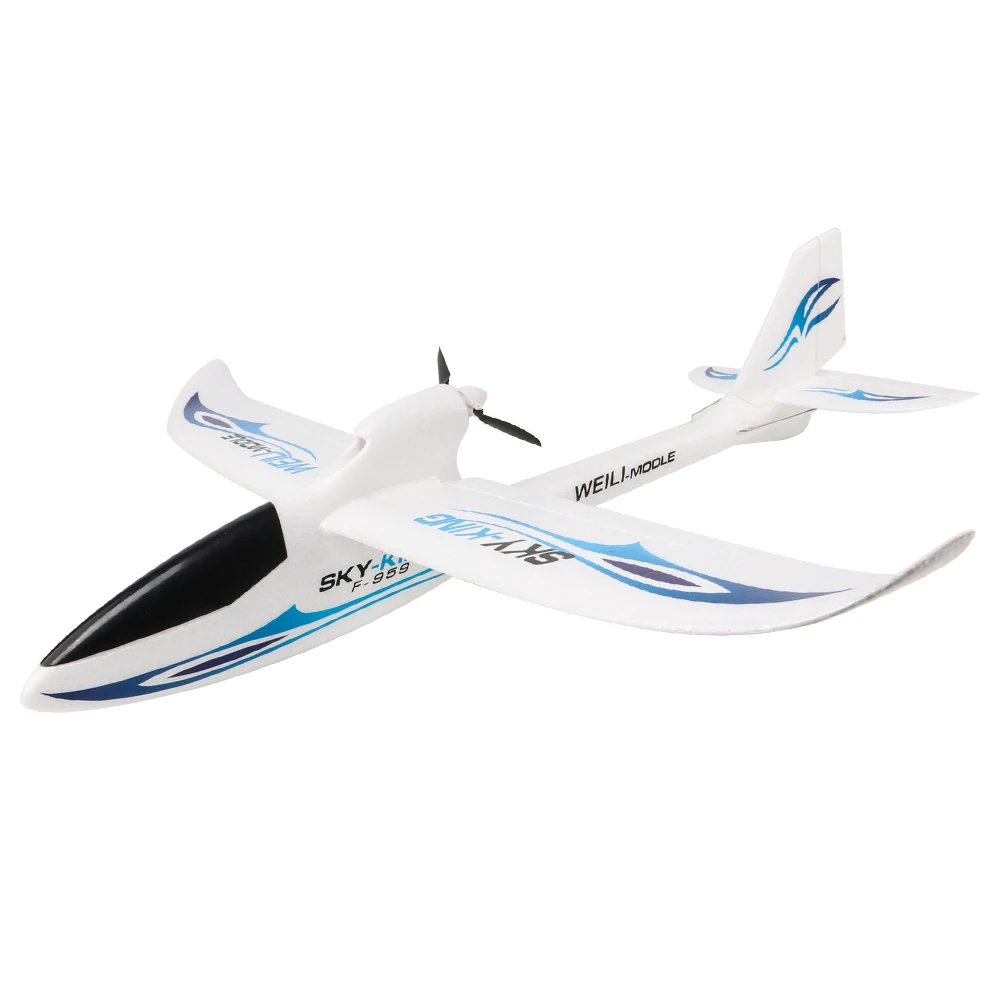 F959 Sky King 3 канальный Радиоуправляемый Дрон самолет с Push Speed планер фиксированным