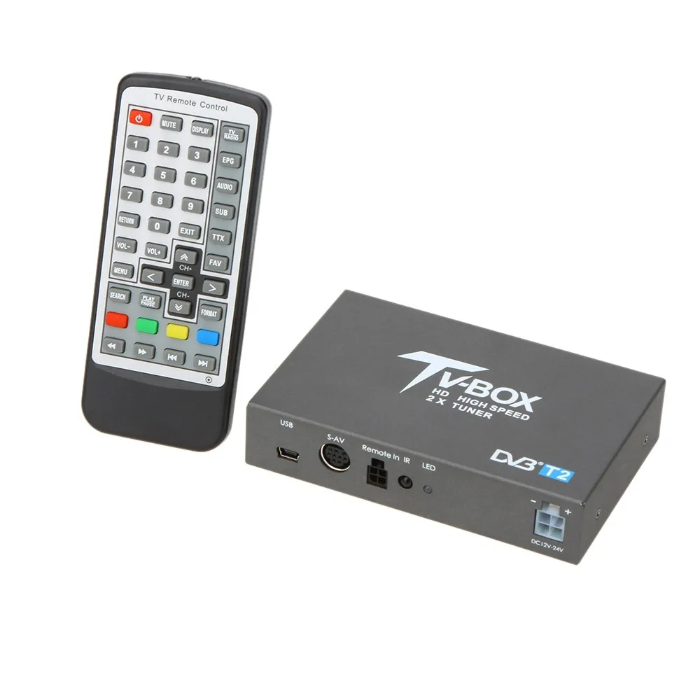Цифровой ТВ ресивер для автомобиля с Тюнером DVB T2 поддержкой декодера H.264 России