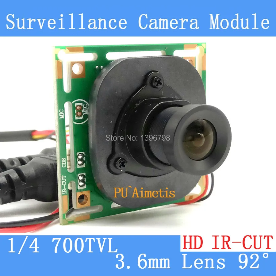 Цветной модуль камеры видеонаблюдения HD CMOS 700TVL объектив 3 6 мм + PAL или NTSC