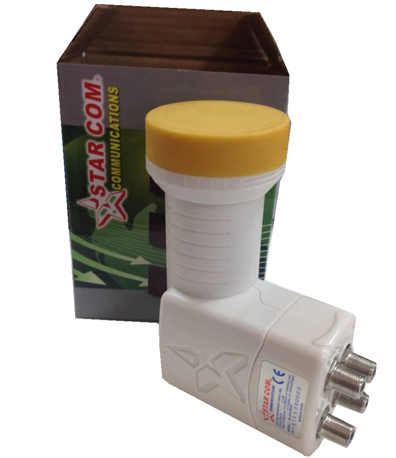 Заводская цена Премиум универсальный ku band quad lnb quad lnbf низкий уровень шума 0.1dB