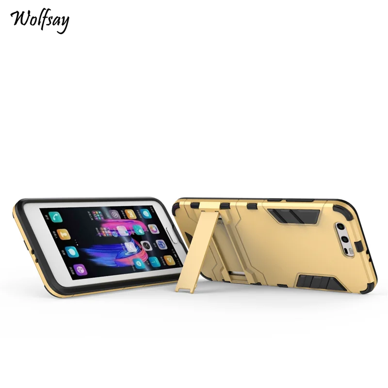 For Huawei Honor 9 Case Shockproof Robot Rubber Hard Back PC Phone Protective Cover |