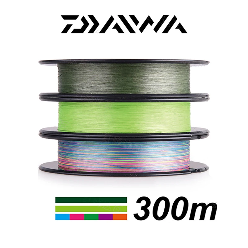 Daiwa J-BRAID 8A 300 м зеленый цвет 8 плетеная леска из мононити 10-60 фунтов Сделано в Японии