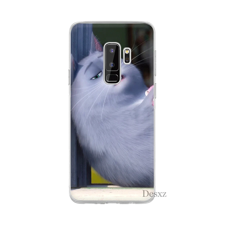 Чехол для телефона Desxz Big Fat Cat Samsung Galaxy S3 S4 S5 S6 S7 Edge S8 S9 S10 Plus S10e жесткий защитный