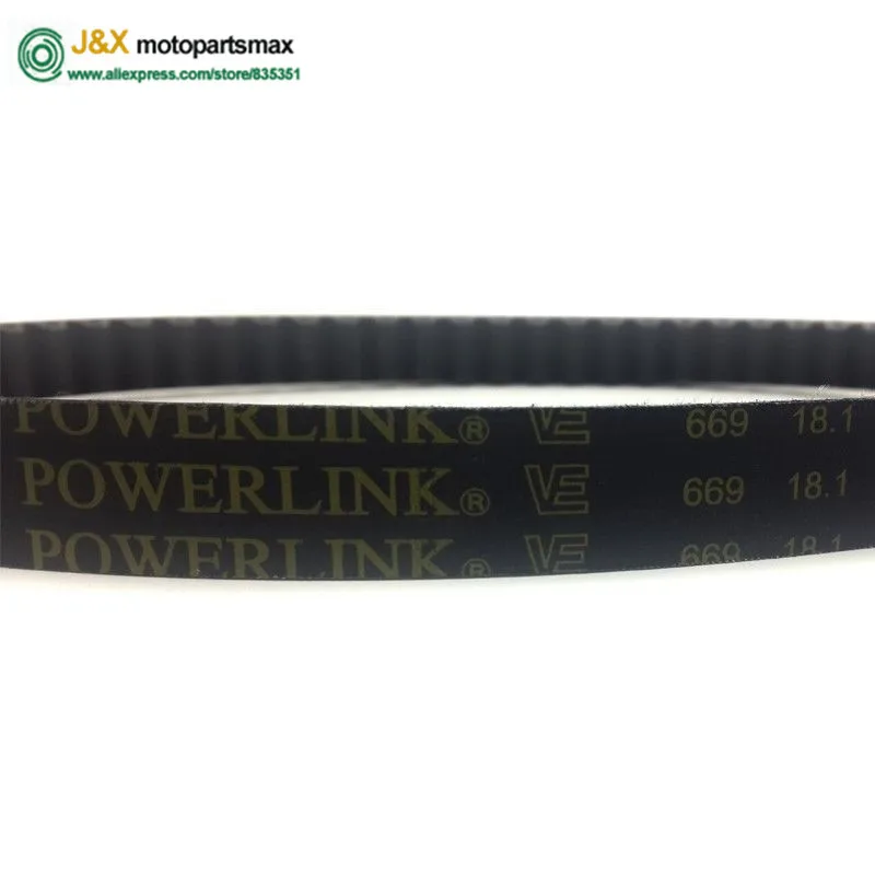 669 ременные ворота Powerlink 669-18 1-30 CVT приводной ремень для GY6 50cc 80cc 137qma 139QMB Скутер