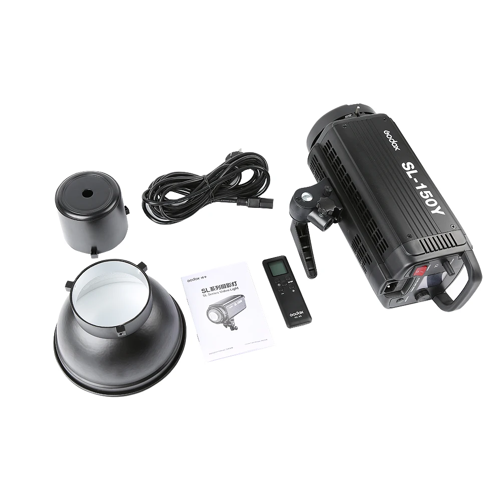 Godox sl-150y 150 Вт 3300 К CRI 93 + 16 Каналы led studio непрерывной видео с Bowens крепление для DSLR
