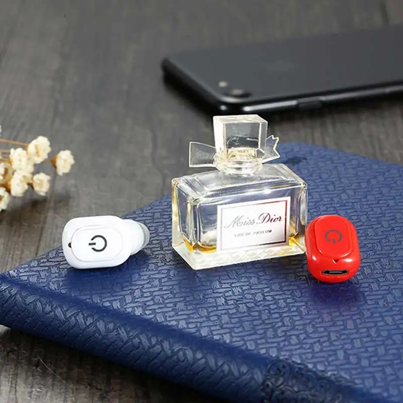 DPRUI Mini Бизнес наушники Bluetooth Беспроводной гарнитура 4 2 стерео динамик 5 видов
