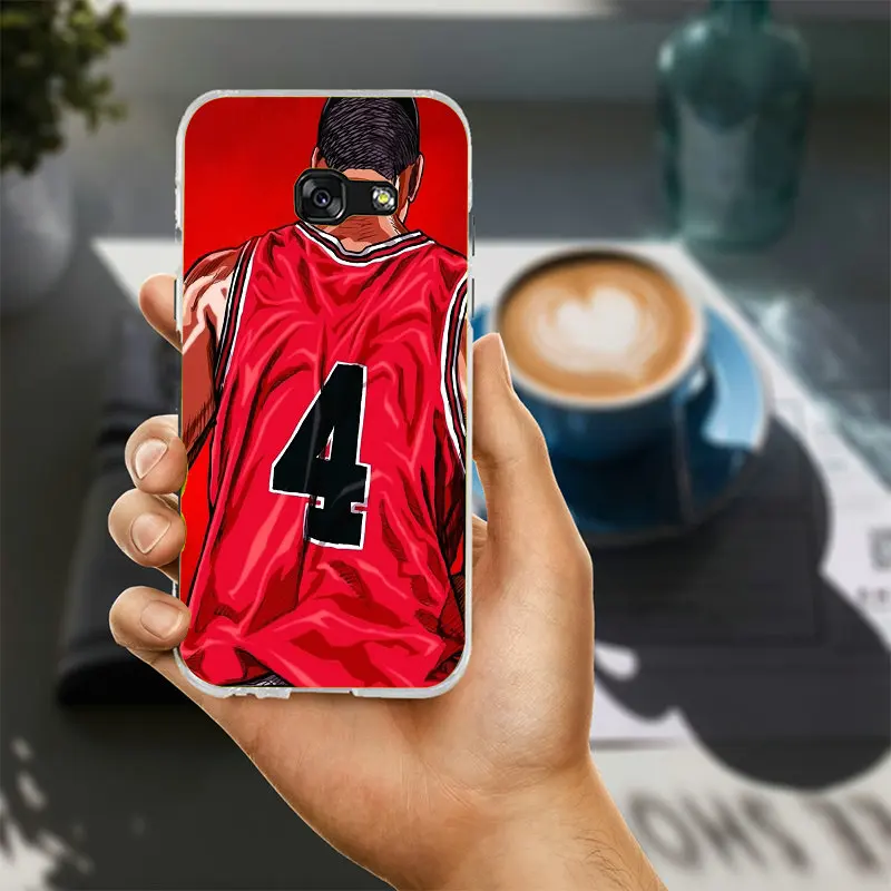 Soft TPU Silicone Cell Phone Cases Bags For Samsung Galaxy J1 J2 J3 J5 J7 A3 A5 A7 2016 2017 Coque Cover Anime Slam Dunk Kuroko | Мобильные
