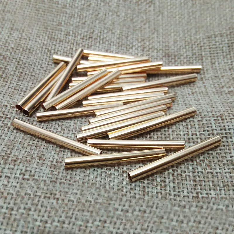 Украшения трубчатые шарики Spacer Гладкий изогнутый браслет трубка соединитель