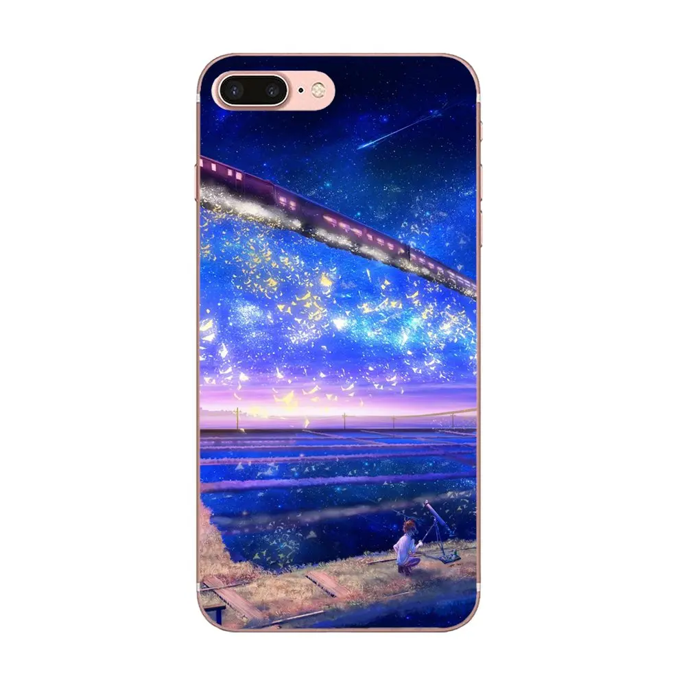 Soft Case Accessories For Apple iPhone 4 4S 5 5C 5S SE 6 6S 7 8 Plus X XS Max XR Cartoon Starry Sky | Мобильные телефоны и