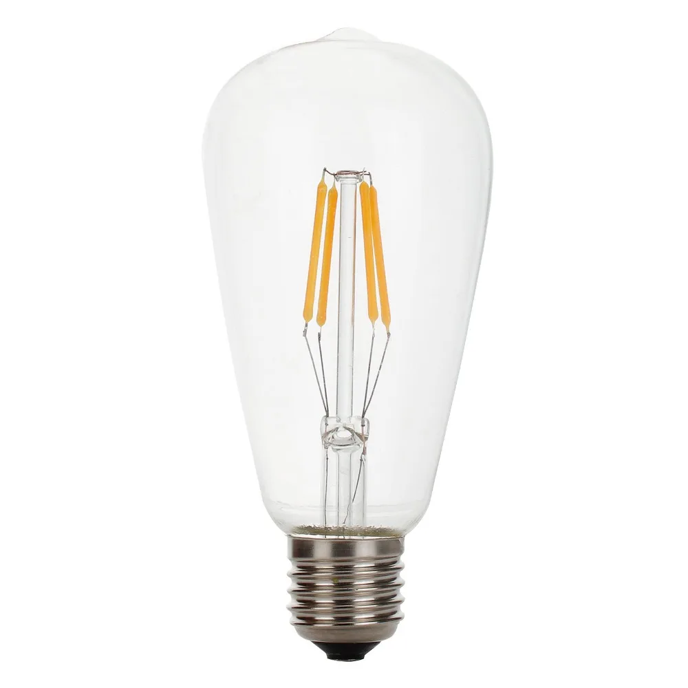 ST64 2W 4W 8W Filament Bulb LED Retro Lamp Lampada Bombillas Vintage Edison Light Decoratives Lighting 110V 220V | Лампы и освещение