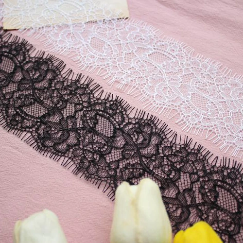 LASUI wide6 8 см * 3 м/1 лот Высокое качество французская кружевная ткань с двойными