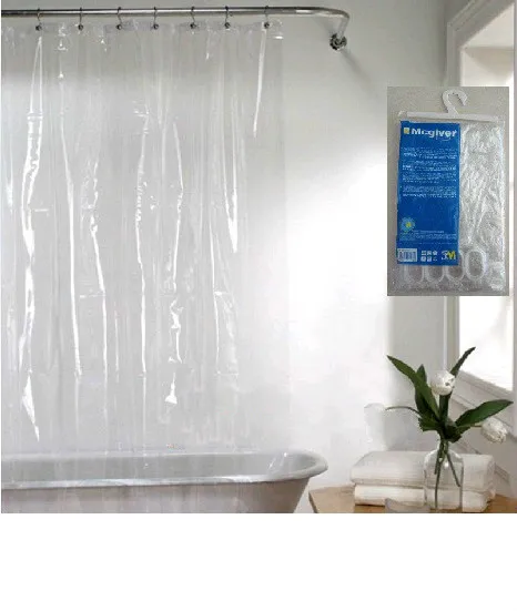 Занавеска для душа ПВХ прозрачная 180x180 см|curtains for|curtains for bathroomcurtain the bathroom |