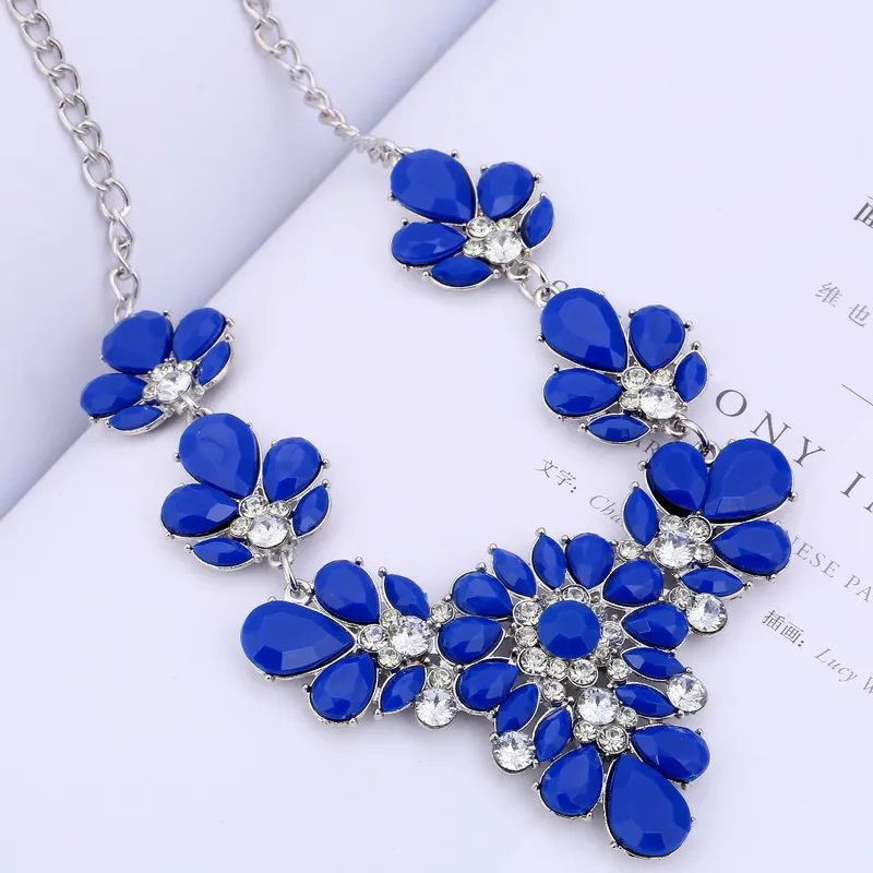 Женское Ожерелье MINHIN ожерелье с искусственным кристаллом 3 цвета|jewelry choker