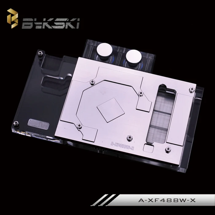 Bykski A XF48BW X GPU Блок водяного охлаждения для XFX GTS RX 480 580|Жидкостные системы