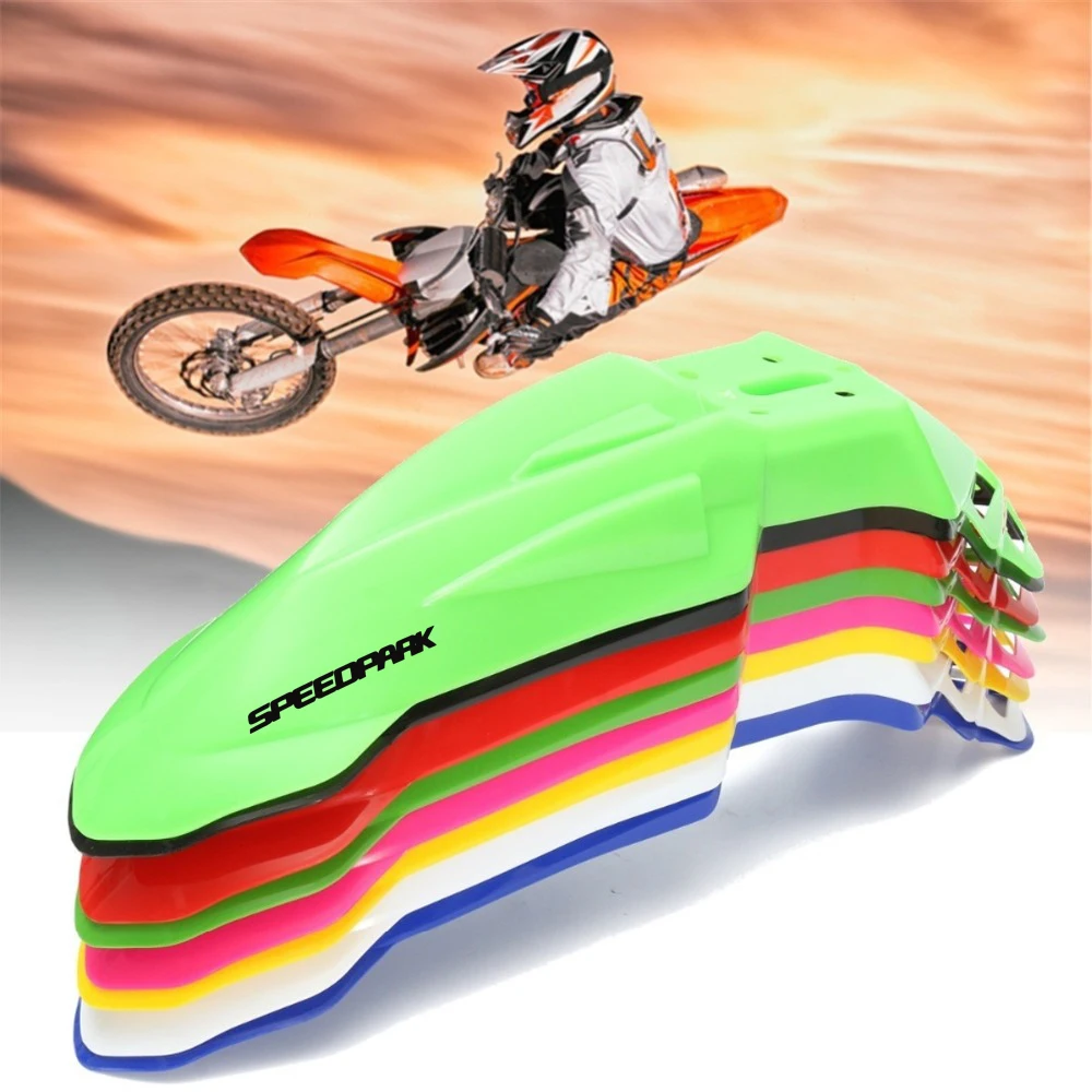 Пластиковые универсальные черные передние крылья Supermoto Evo для Honda Yamaha Suzuki KTM DRZ KX YZ