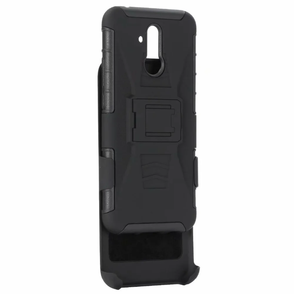 Противоударный прочный армированный Жесткий Чехол подставка с зажимом для ремня