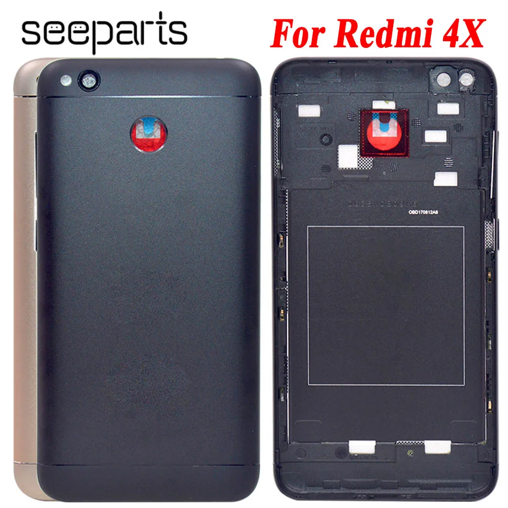 Задняя крышка аккумуляторного отсека для Redmi 4X задняя корпуса замена среднего с