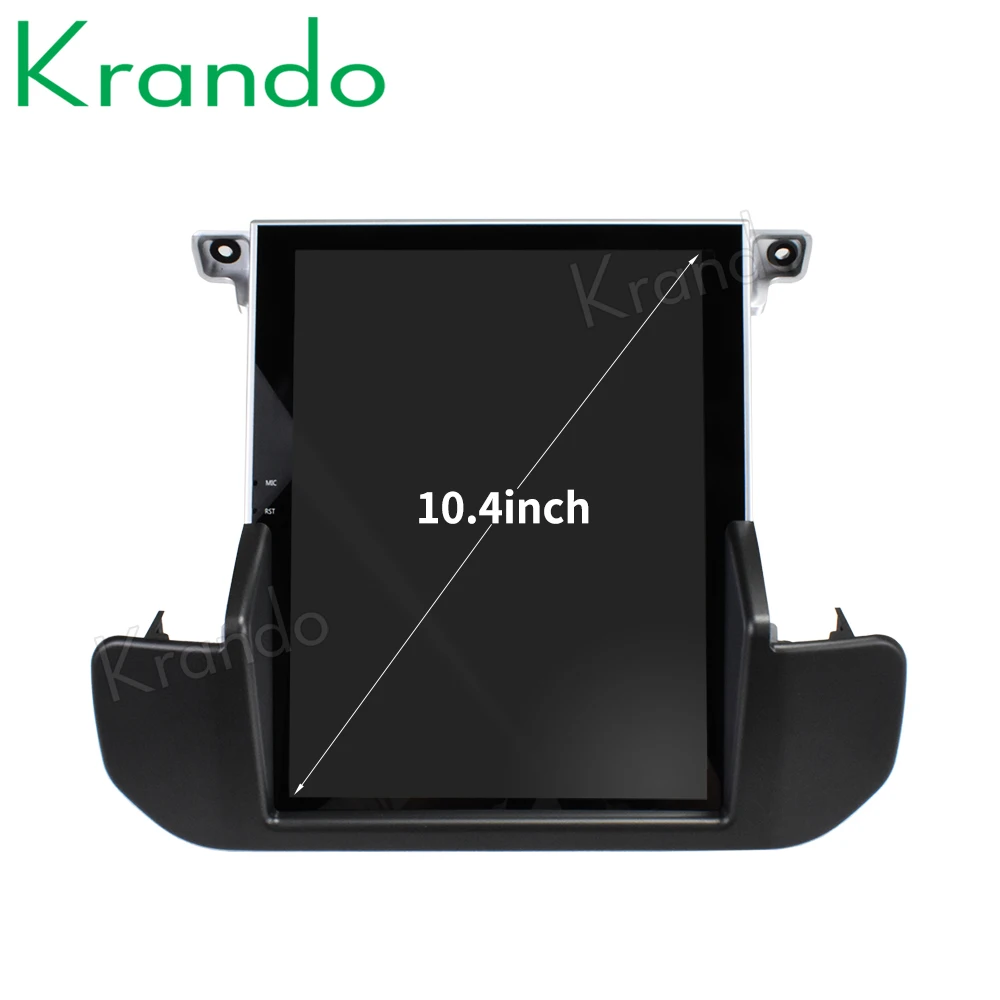 Krando Android 4,4 10," Тесла вертикальный сенсорный экран автомобильный Радио плеер gps для Land Rover Дискавери 4 2011- навигационная система