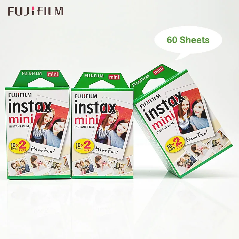 10-100 листов Fujifilm Instax Mini белая пленка мгновенная фотобумага для Instax Mini 9 8 7s 90 70 25 камера SP-2 SP1 Liplay принтер