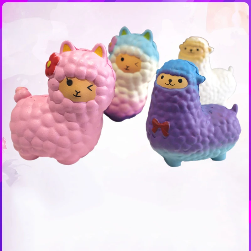 Squishy декомпрессии Pu медленный отскок игрушки мягкими Альпака новые