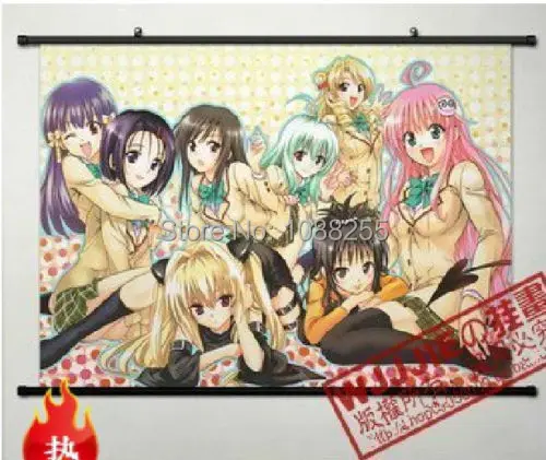 Для love-ru Lala &amp Yui домашний декор японский плакат настенная прокрутка Все роли