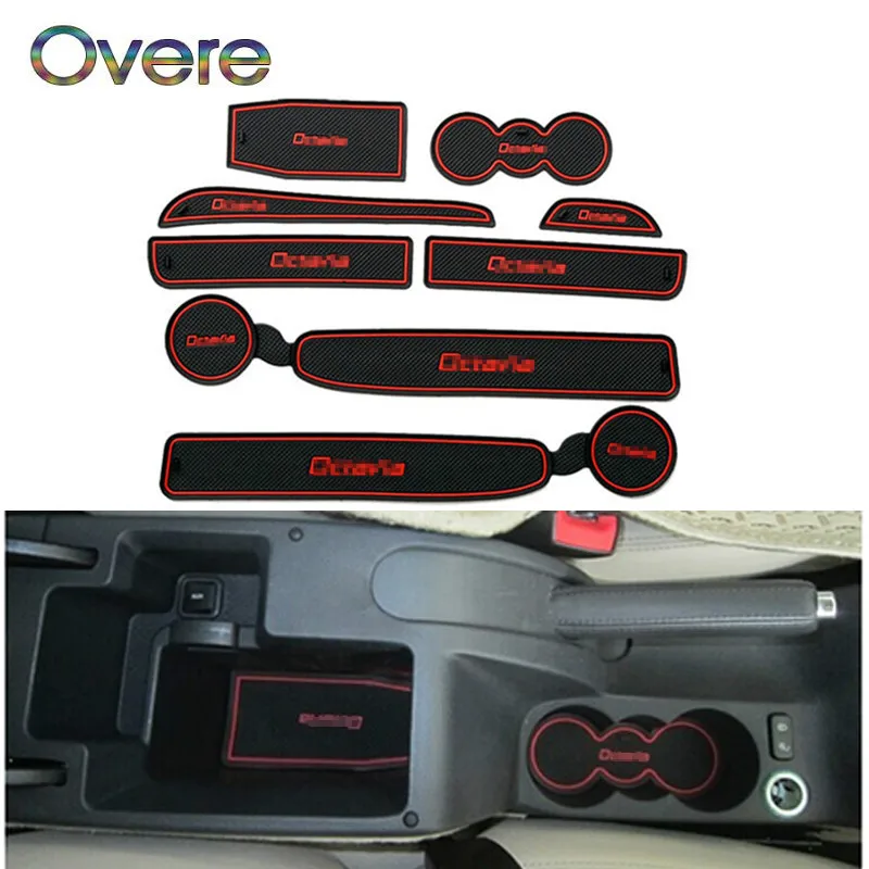 Коврик OVERE для интерьера автомобиля 1 комплект Skoda Octavia A7 A5 2 3 2007 2015 2016 2017 2018 2019