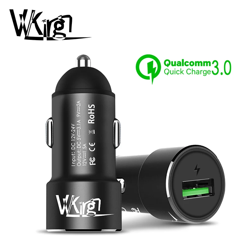 VVKing Быстрая зарядка 3 0 USB Автомобильное зарядное устройство Универсальный
