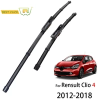 misima 2pcs front window windscreen wiper blades fits bayonet arms fit for renault clio 4 2012 2013 2014 2015 2016 2017