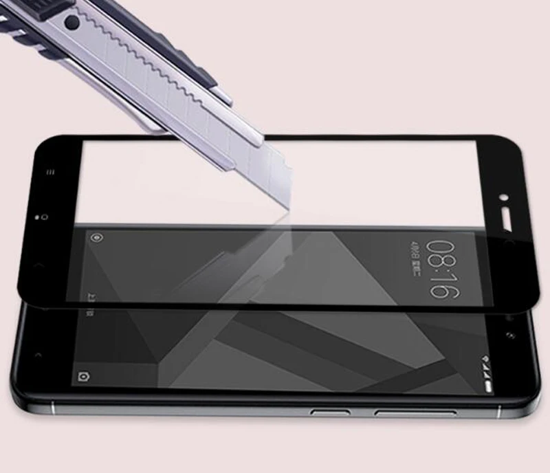 3D полное покрытие с мягкими краями закаленное стекло для Xiaomi Redmi 4X защита экрана