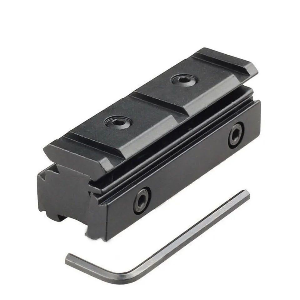 Picatinny Rail Conversion Adapter Converter Riser Base 11mm Dovetail to 20mm Scope Accxessories | Спорт и развлечения