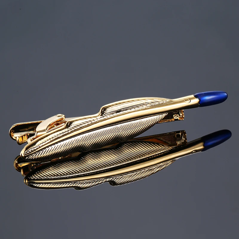 Мужской зажим для галстука высокое качество запонки с перьями и усами|cufflinks for
