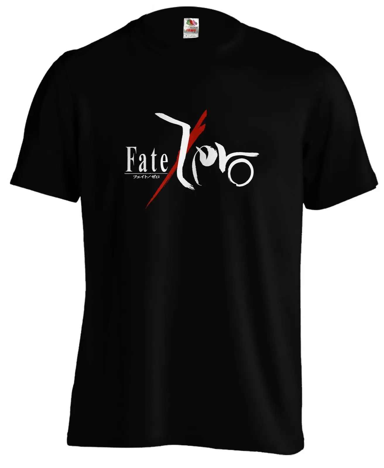 Fate Zero Logo Аниме Манга Футболка крутая Повседневная футболка Мужская Унисекс