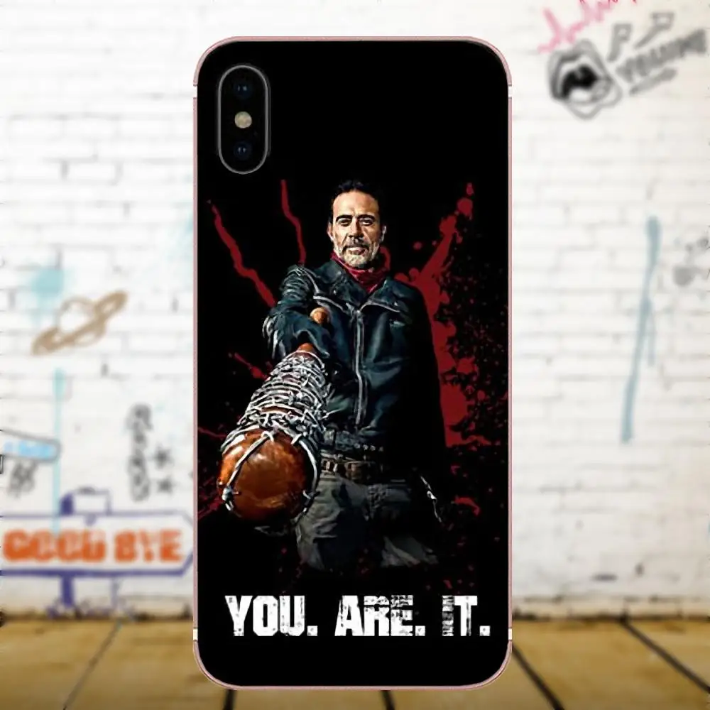 Ходячие мертвецы команды Negan Camiseta для Apple iPhone X 4 4S 5 5C 5S SE 6 6S 7 8 Plus LG G3 G4 G5 G6 K4 K7 K8 K10 V10 V20