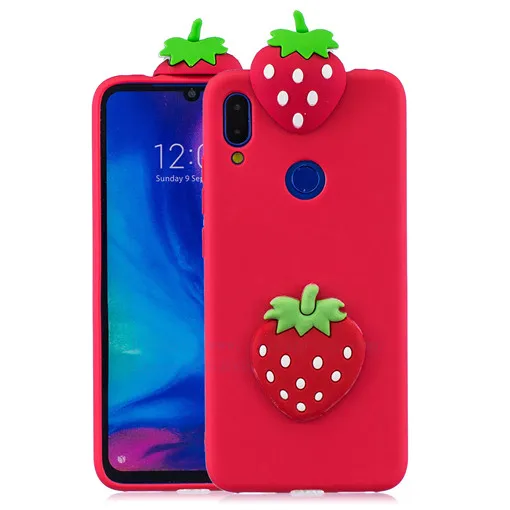 TRISEOLY для Xiaomi Redmi Note 7 Чехол Redmi 7 3D стерео патч мягкий силиконовый бампер набивной чехол с изображением животного для телефона Xiomi Redmi Note7