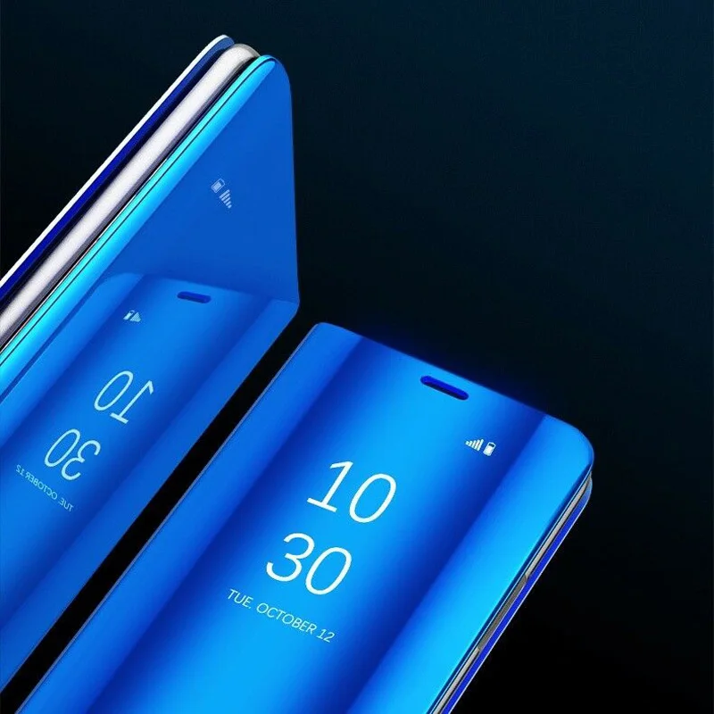 Умный зеркальный флип-чехол для samsung Galaxy S8 S9 плюс S10 S10e S7 край S6 Note 9 8 J7 J5 A6 A8 J4 J8 J6 A5 крышка
