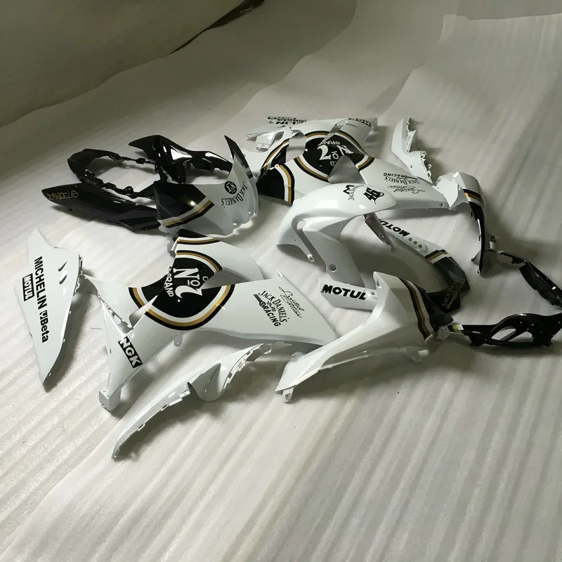 Комплект обтекателей под давлением для GSXR1000 09 10 GSX R GSXR 1000 K9 2009 2010 ABS белый черный