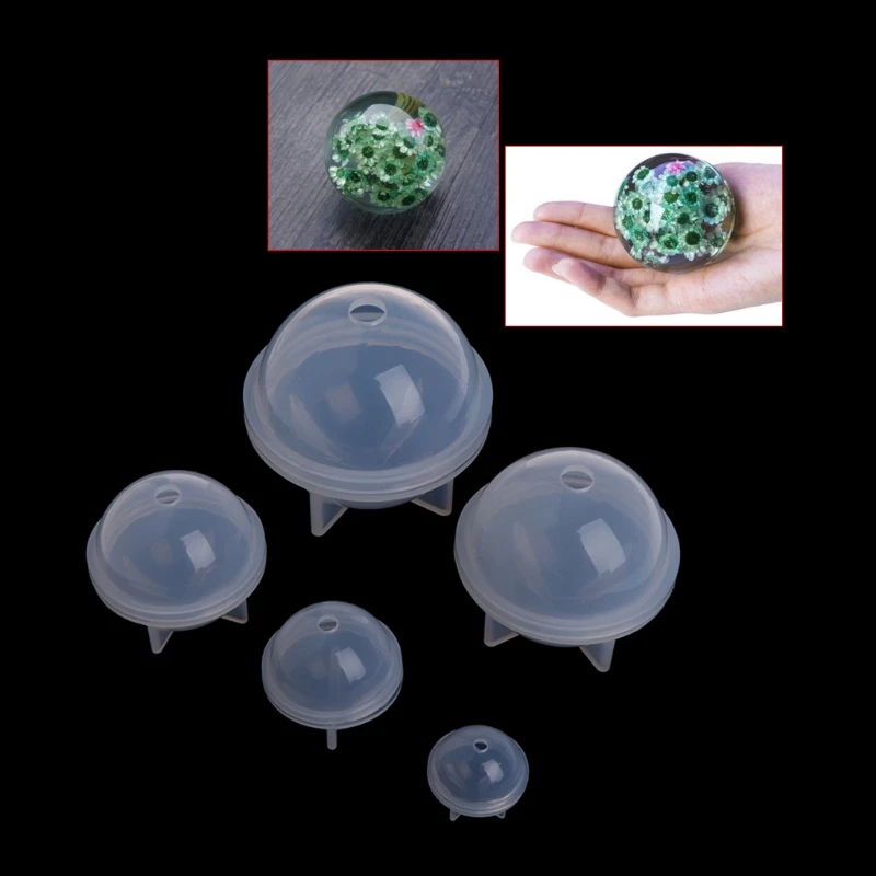 

1pc New Stereo Spherical Silicone Mold Jewelry Making DIY Balls Resin Decoration Crafts Ball Shape Molds
