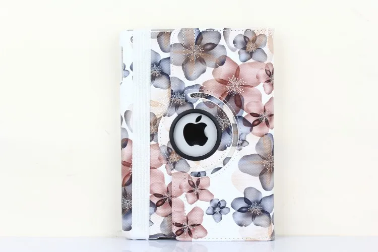 Peach flower case Чехол для iPad 9,7 5-го 6-го поколения Air 1 Air 2 Air2 360 Вращающийся Цветок противоударный умный чехол для девочек для iPad 9,7 - Цвет: Peach flower case