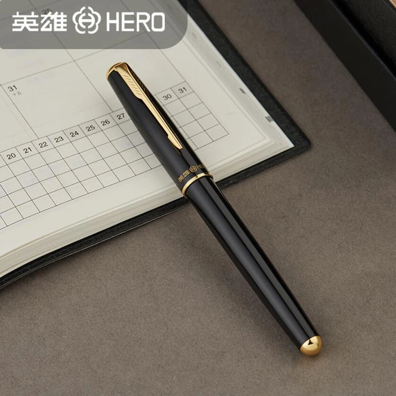 Ручка перьевая Hero 5020 с металлическими чернилами классический дизайн