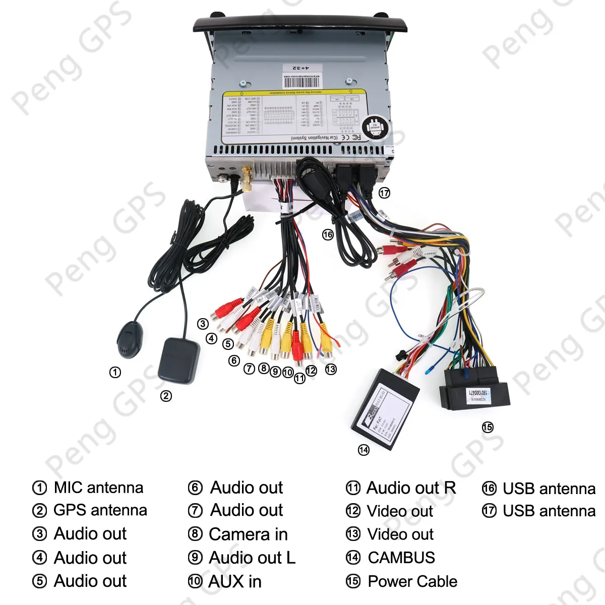 Android 9 0 4 + 32 g автомобильный Радио dvd плеер GPS Мультимедиа Стерео для Fiat Ducato 2006 2019