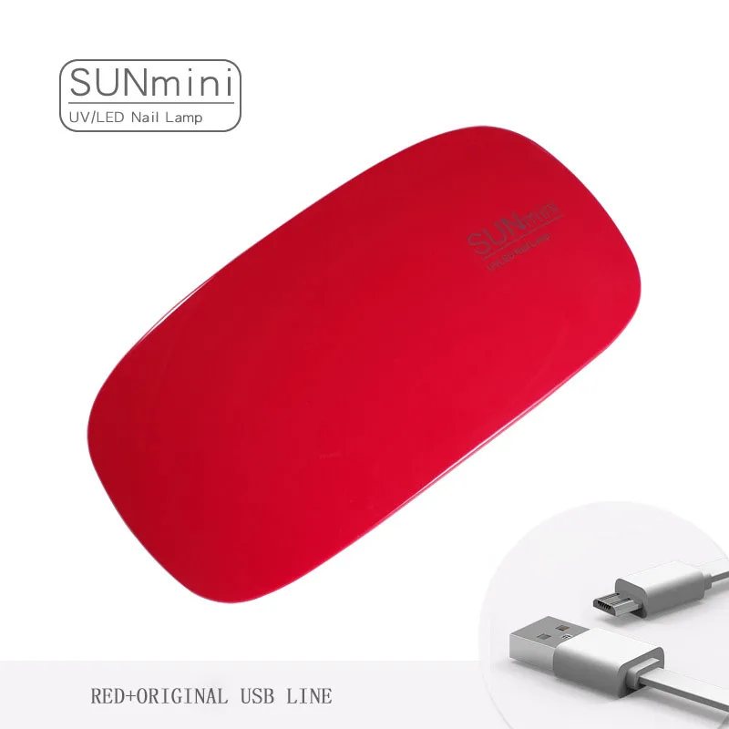 Solomey SUNmini 6 Вт УФ светодиодная лампа для сушки ногтей отверждения Портативный USB