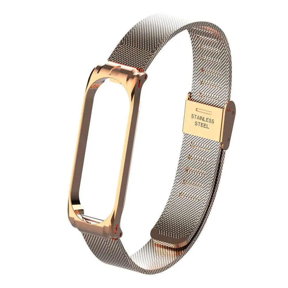 Replacement Wristband Bracelet Watchband Steel Net Watch Buckle Accessories For Xiaomi Mi Band Miband 4 3 Band4 Wrist Strap | Электроника