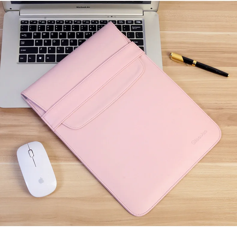 Ультратонкий гладкий Чехол из искусственной кожи для ноутбука 15,6 14 для Macbook Air 13 Pro 11 15 Touch Bar чехол для Xiaomi Asus hp